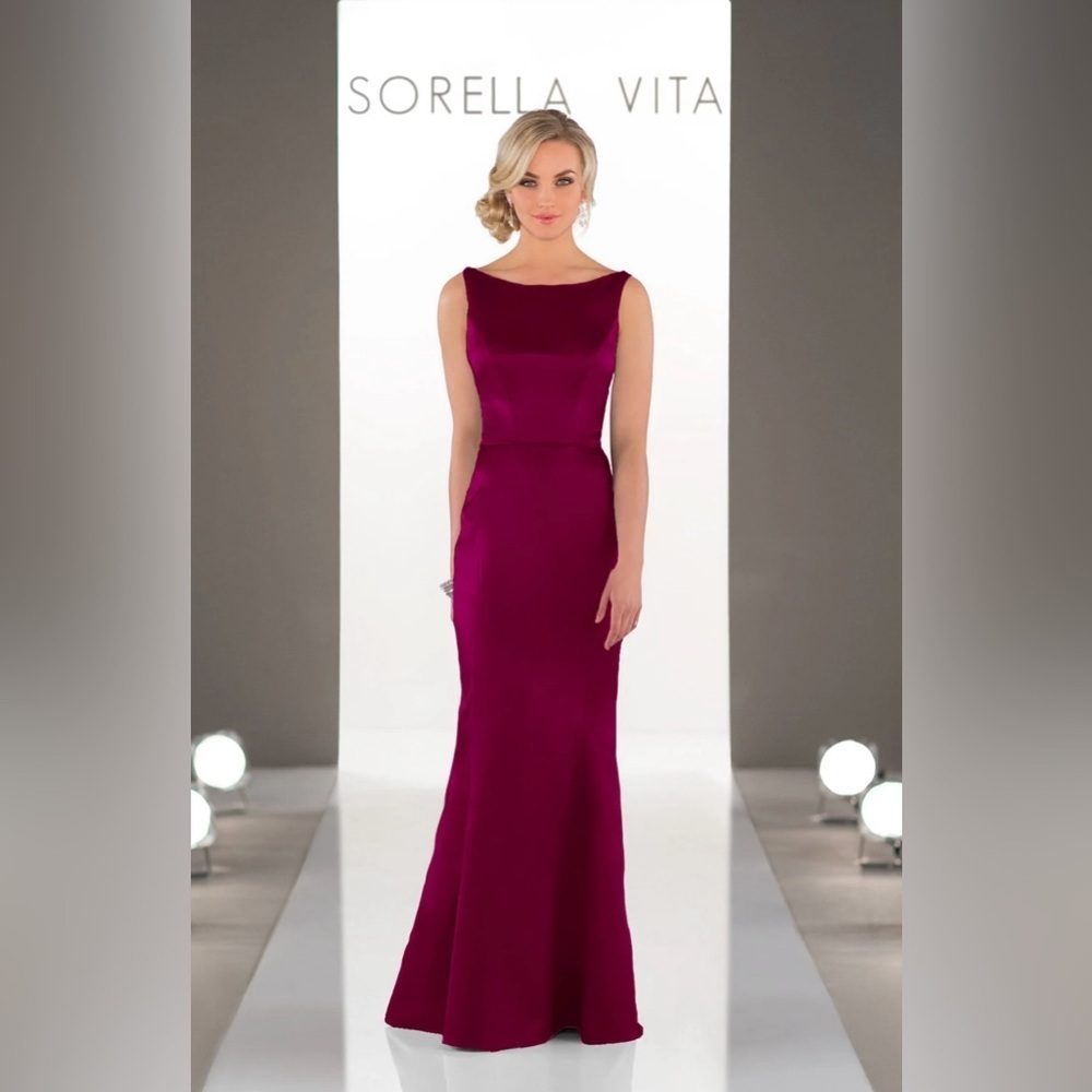 Sorella Vita Burgundy Bridesmaid Dress